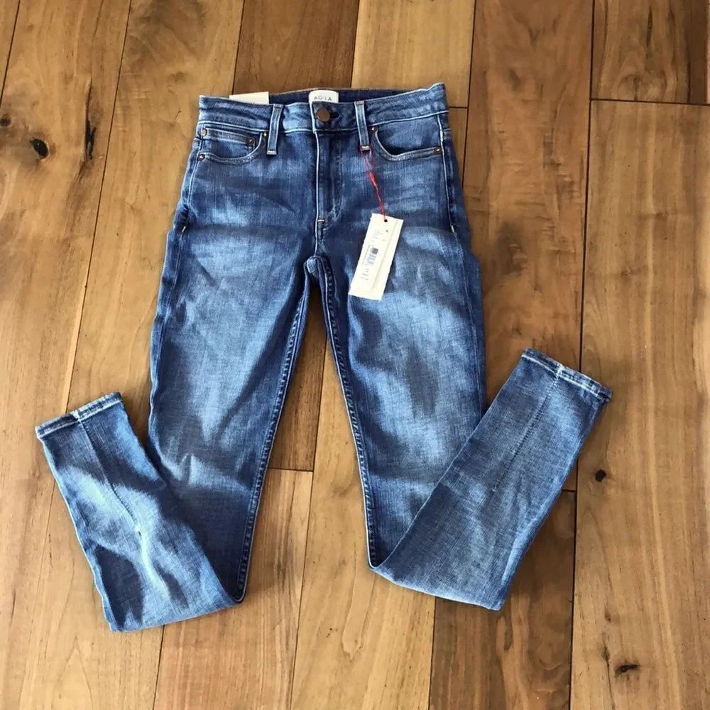 AO.LA Alicia and Olivia mid rise skinny jeans size 25 NEW with tags